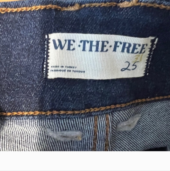 Free People Shayla Jeans Midrise Bootcut MarinBlue Women's Jeans - Picture 5 of 9